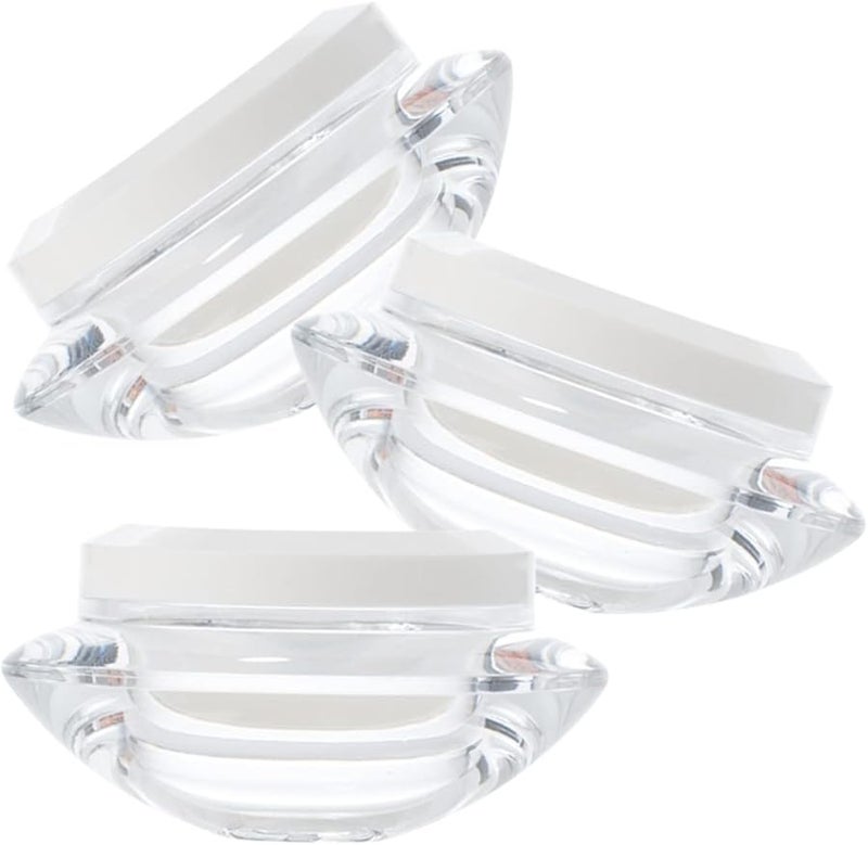 3Pcs Travel Size Cream Jars Leak Proof Cosmetic Containers For Creams Lotions Samples - Image 1